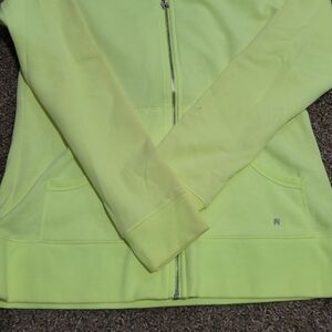 Victoria's Secret Lime Green Zip-Up Hoodie